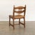 Oak and Woven Dining Chairs in the Style of Guillerme & Chambron, Set of 4 For Sale In Los Angeles - Image 6 of 12