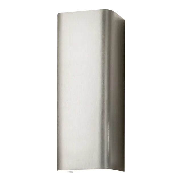 Brushed Nickel Wall Light For Sale