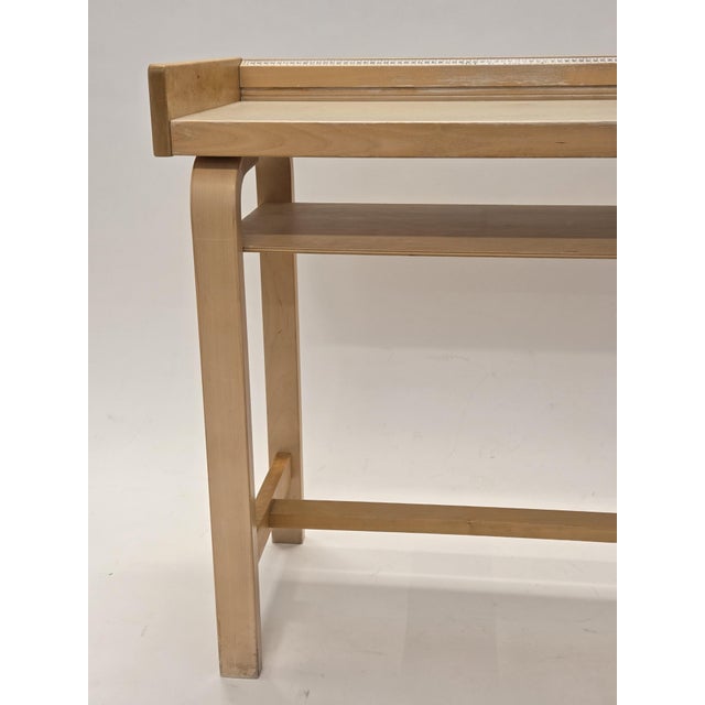 Artek child measuring table with two levels, measuring tape and measuring stick. The table is designed for measuring the...