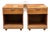 Pair of Vintage Teak Nightstands With Open Cabinet Space and Single Drawer c.1970 For Sale