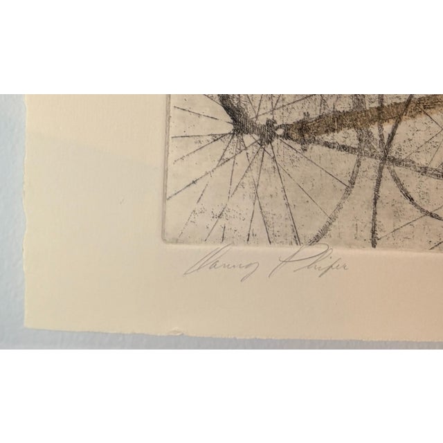 Drawing/Sketching Materials Late 20th Century Danny Phifer "Decorated Perambulator" Signed Limited Edition Original Etching 13/300 For Sale - Image 7 of 16