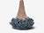 1979 Mid-Century Modern Hanne Stentøj, Large Brutalist Table Lamp, Blue Stoneware For Sale In New York - Image 6 of 12