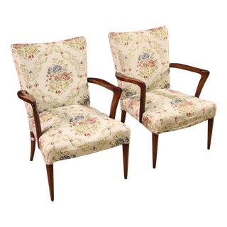 20th Century Italian Armchairs, 1950s, Set of 2 For Sale