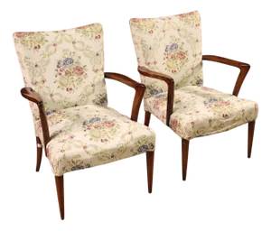 20th Century Italian Armchairs, 1950s, Set of 2