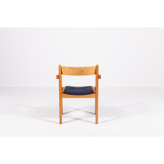 Brown Armchair by Hans Wegner for Getama, 1980s For Sale - Image 8 of 10