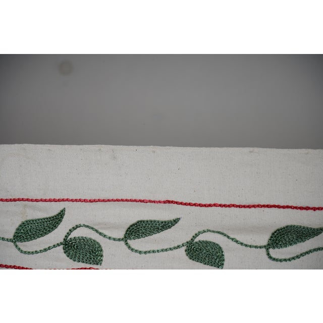 Textile Suzani Tablecloth - Uzbek Runner For Sale - Image 7 of 11