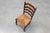 Rustic Oak Ladder-Back Chair with Rush Seat and Cabriole Front Legs, France, 1900s For Sale - Image 11 of 14