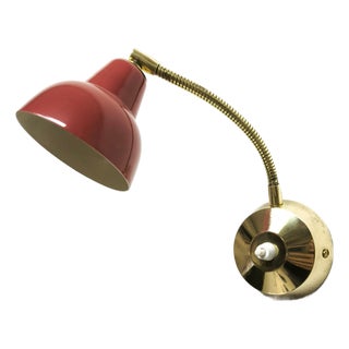 Adjustable Wall Light with Push-Button Ignition, 1960s For Sale