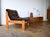 Vintage Brutalist Corduroy Lounge Chair, 1970s For Sale - Image 4 of 10
