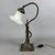 Liberty Table Lamp in Brass and Opaline Glass For Sale - Image 5 of 11