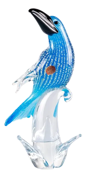 Murano Glass Sculpture of a Bird from Formia Murano, Italy, 1970s