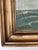 This original vintage oil painting, dating from around the 1940s, shows a sailing ship on sea. The waves are painted with...