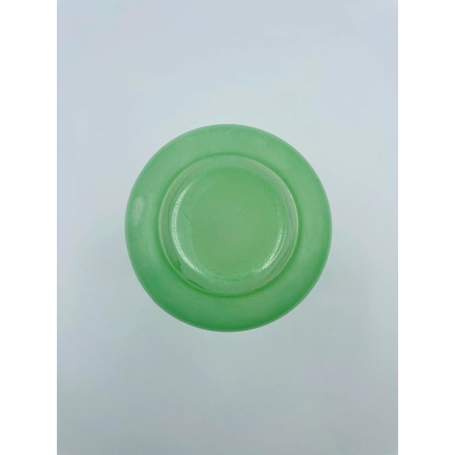 Mid 20th Century Parrot Motif Silver Overlay and Mint Colored Vase For Sale In Los Angeles - Image 6 of 12