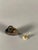 Glass Chinese 19th Century Brown Agate Snuffbox with Black Veins For Sale - Image 7 of 9