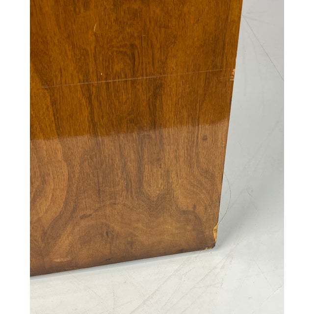 Vintage Art Deco English Burl Walnut Armoire / Wardrobe by Durable Suites LTD For Sale - Image 12 of 16