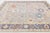 Textile Modern Oushak Style Hand-Knotted Wool Rug - Soft Lavender & Pastel Floral Motif For Sale - Image 7 of 10