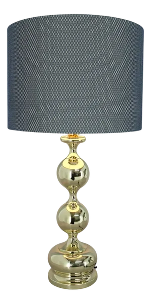 Brass Table Lamp, Denmark, 1950s