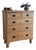 Antique English Pine Dresser, Two over Three For Sale