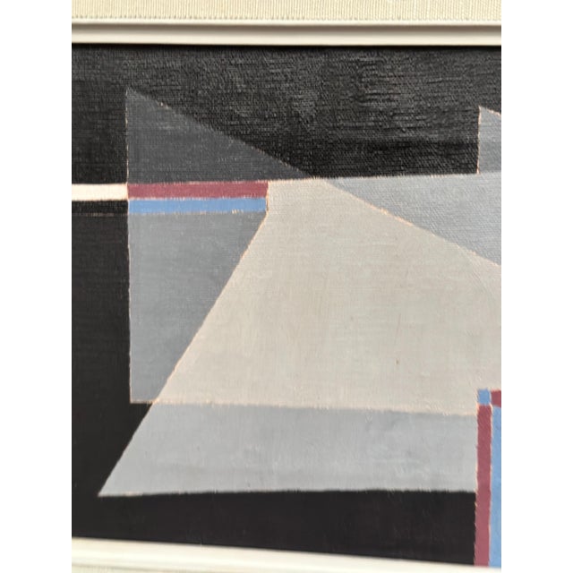 Lars. Gideon, Abstract Composition, 1960s, Oil on Canvas, Framed For Sale - Image 5 of 18