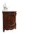 Carved Walnut & Burl Marble Top Server Desk With Candle Stands C1880 For Sale - Image 9 of 11