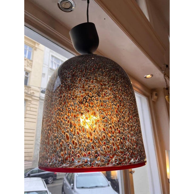 Glass Hanging Lamp from Gae Aulenti for Vistosi, 1970s For Sale - Image 7 of 9