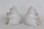 Mid 20th Century Ceramic Salt and Pepper Shakers White Cats Holding Beige Fish - a Pair For Sale - Image 4 of 8