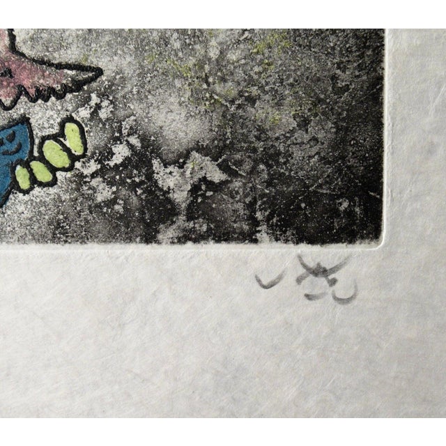 1970s Roberto Matta "Centre Noeuds" Planche #2 1974 Original Print For Sale - Image 5 of 6