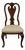 Kincaid Furniture Solid Cherry Traditional Queen Anne Style Splat Back Dining Side Chair W. Shell Carving For Sale