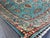 Turquoise and Red Kazak Wool Area Rug With Tribal Motifs, 6'7" X 9'8" For Sale - Image 12 of 16