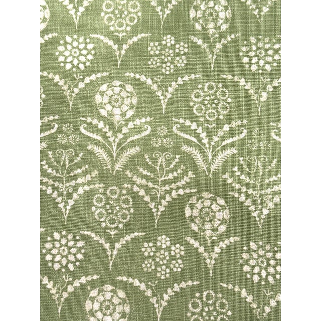 Early 21st Century Lisa Fine “Paradeiza” Fabric Color: Neem 2 Yards For Sale - Image 5 of 6