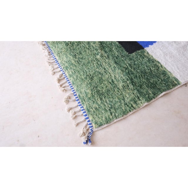 2020's Moroccan Modern Wool Rug - 10.1 X 8.1 Ft For Sale - Image 10 of 10