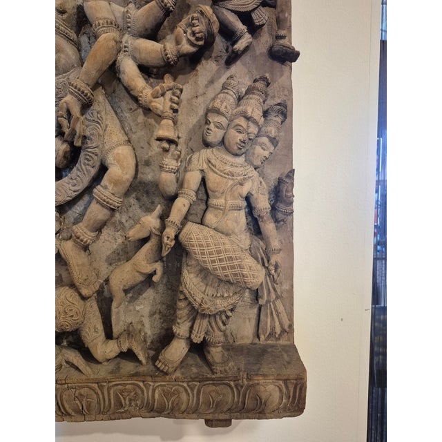 Wood Antique Indian Architectural Remnant For Sale - Image 7 of 9