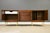 Mid-Century Modern 1960s Refinished 78” American of Martinsville Walnut and Brass Dresser For Sale - Image 3 of 12