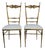 Brass Chairs, 1950s, Set of 2 For Sale