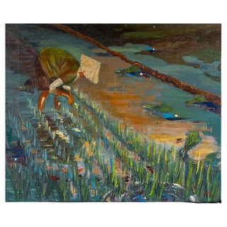 Composition, 20th Century, Oil on Canvas For Sale