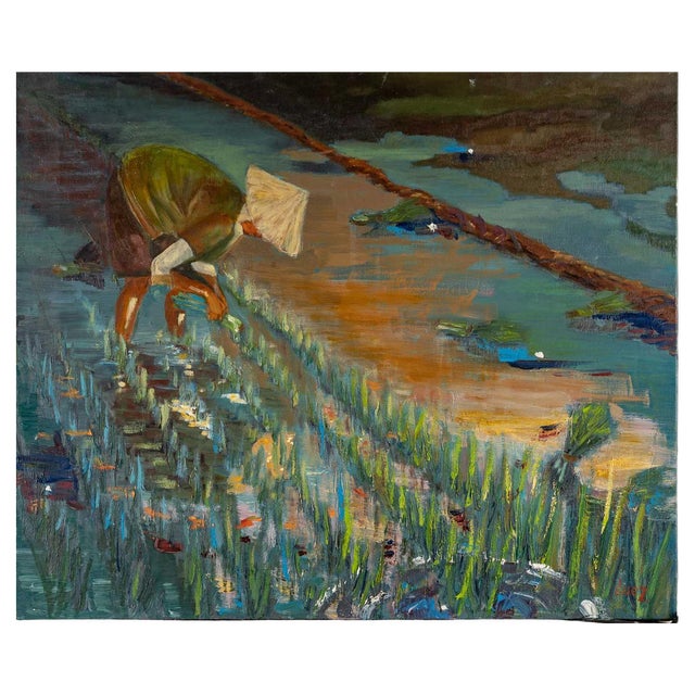 Composition, 20th Century, Oil on Canvas For Sale