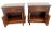 Traditional 1980s Drexel Heritage Laureate Nightstands End Tables Double Door Cabinet, Drawer Pair For Sale - Image 3 of 13
