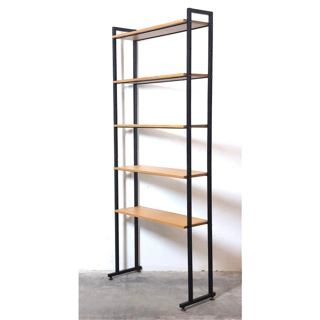 1960s Vintage Italian One-Bay Modular Bookcase, 1960s For Sale - Image 5 of 11