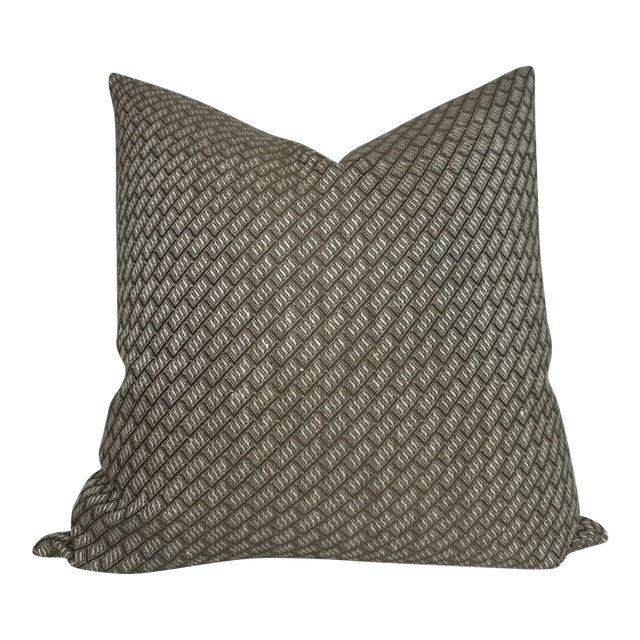 Lattice Woven Pillow Cover, 20x20 Pillow For Sale