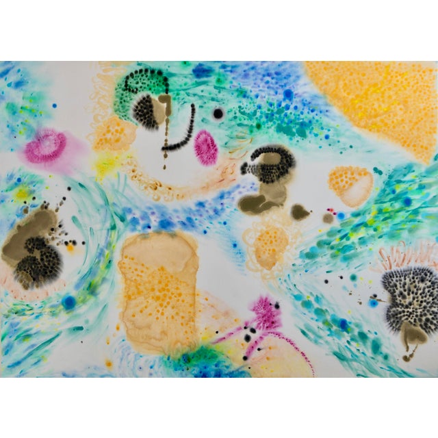 2020s Contemporary Abstract Acrylic on Canvas "The Origins of Form" by Jessica Snow For Sale - Image 5 of 5