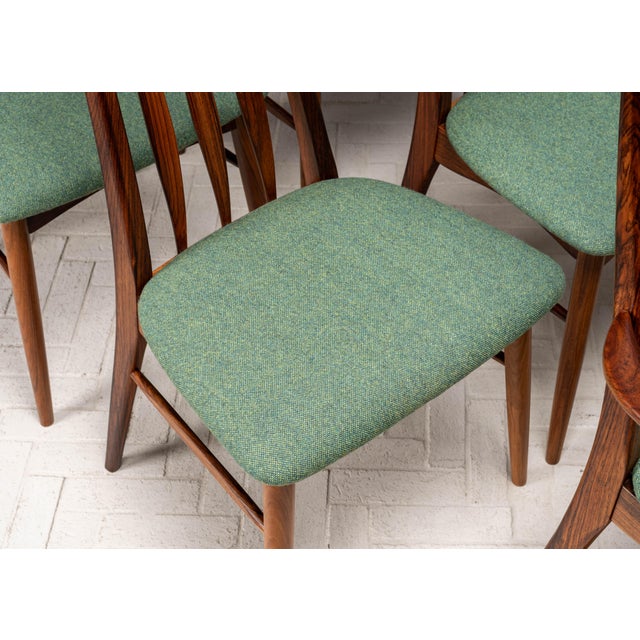 1960s 1960s Set of 8 Hornslet Rosewood Dining Chairs For Sale - Image 5 of 18