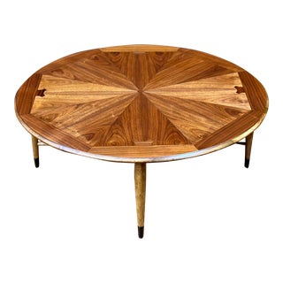 Restored Lane Acclaim Round Cocktail Coffee Table For Sale
