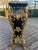 1990 Italian Baroque Black Gold Resin Pedestals 2pc-Pair For Sale - Image 10 of 18