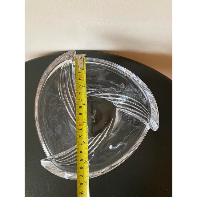 German Art Deco Crystal Glass Bowl Catchall or Ice Bucket by Rosenthal, C Mid 20th Century For Sale - Image 10 of 12