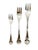 Rosenthal Six-Person Silver Plated Metal Lotus Cutlery Set by Wiinblad & Hansen for Rosenthal Studio Linie, 1960s, Set of 48 For Sale - Image 4 of 18