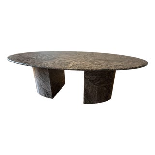 Custom Solid Vintage Granite Dining Table For Sale