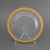 Modern Gilt Encrusted Glass Plates, 12 For Sale In New York - Image 6 of 8