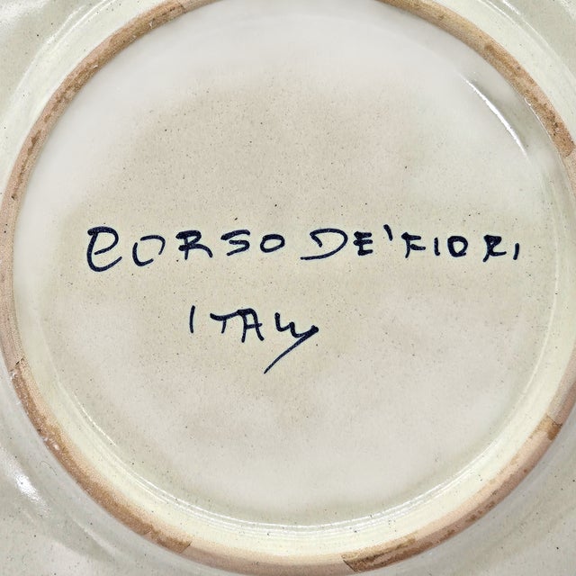 Late 20th Century Corso Dei Fiori “Casolare” Pasta Bowls, Set of Four For Sale - Image 10 of 10