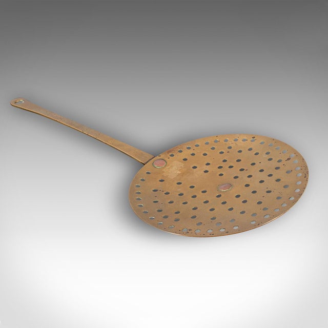 1790's Antique Chestnut Warmer For Sale - Image 6 of 9