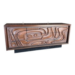 1960s Pulaski Oceanic Witco Style Lowboy Dresser For Sale